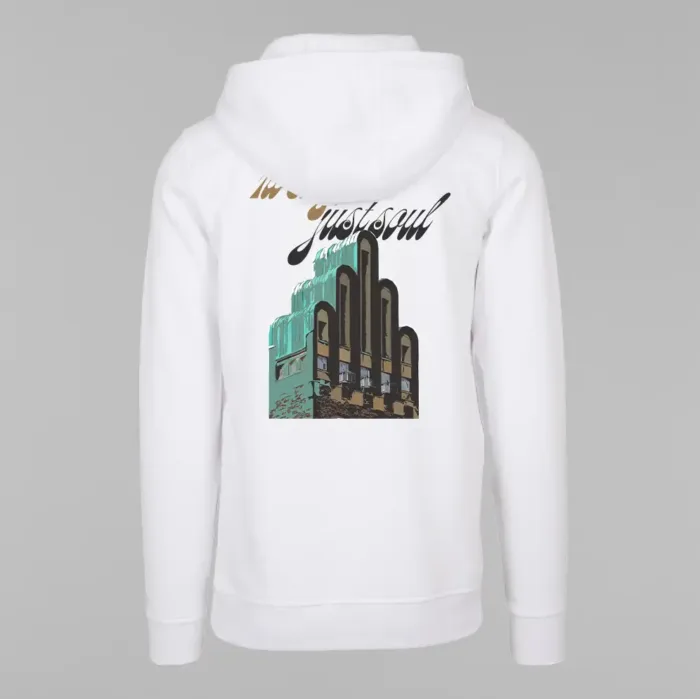 Fünffingerturm Retro – Heavy Hoodie
