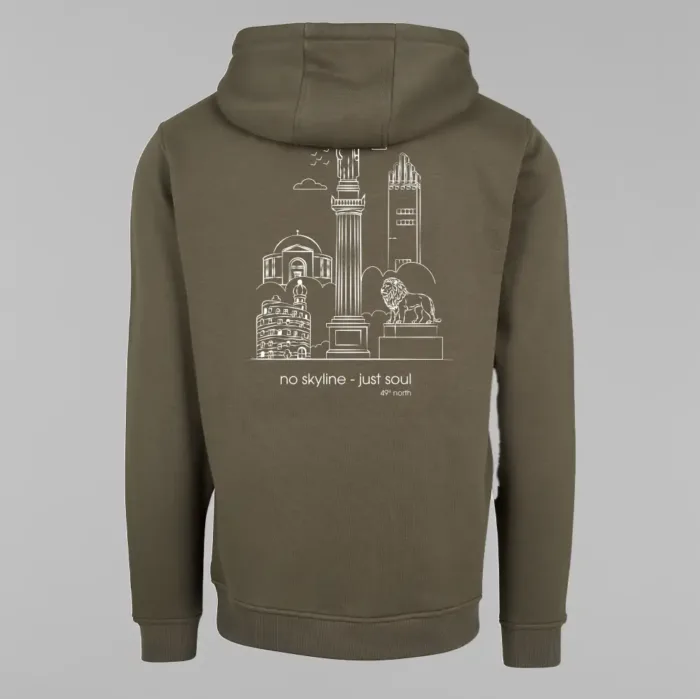 Skyline Outline  – Heavy Hoodie – Bild 3