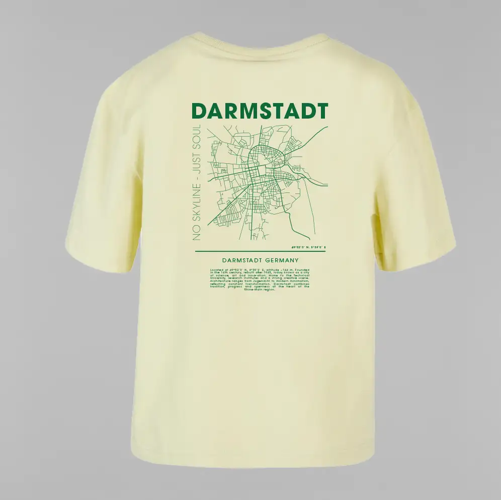 Darmstadt Map - Ladies Tee